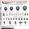 Service Caster 3'' Blue Poly Swivel 1-5/8'' Expanding Stem Caster Set 2 Total Lock Brakes, 4PK SCC-EXTTL20S314-PPUB-BLUE-2-S-2-158 - alternate 3